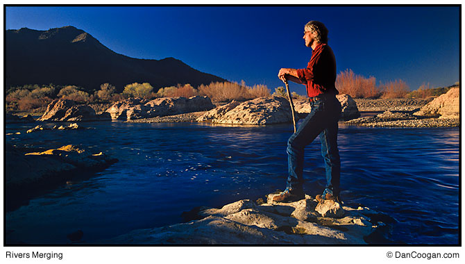 Rivers Merging, peace, serenity, water, motion, AZ, Arizona