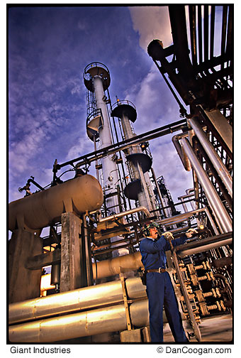 Giant Industries, Refinery Worker maintaining the plant