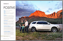 Buick Enclave, B, The Buick Owner magazine near the Salt River